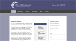 Desktop Screenshot of jonestorrulaw.com